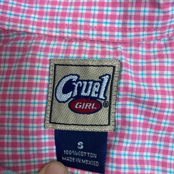 Cruel girl long sleeve button down shirt - Picture 2 of 2